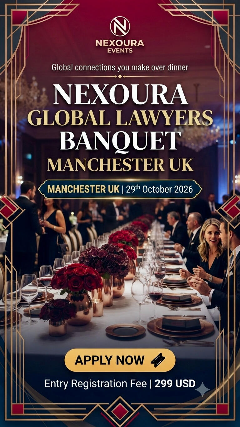 Nexoura Global Lawyers Banquet Manchester UK